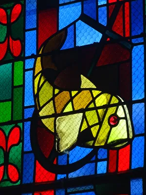 Vitrail Baie 12 dans l'Église Notre-Dame de la Victoire au Havre