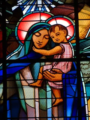 Vitrail Baie 00 dans l'Église Notre-Dame de la Victoire au Havre