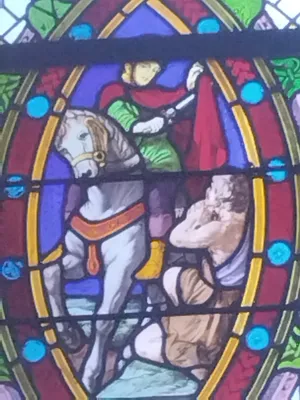Vitrail Baie 6 : St Martin dans l'Église Saint-Pierre à Déville-lès-Rouen