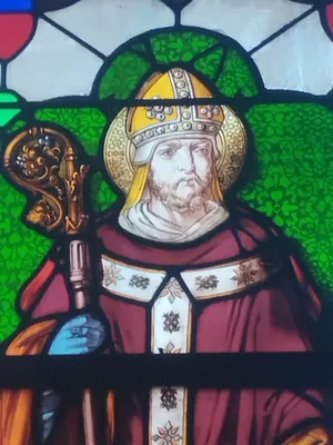 Vitrail Baie 7 : Dédicace de l'Église dans l'Église Saint-Pierre à Déville-lès-Rouen