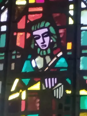 Vitrail Baie 11 : St-Joseph dans l'Église Saint-Pierre à Déville-lès-Rouen