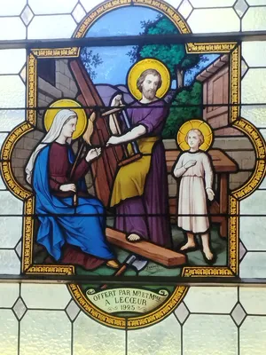Vitrail Baie 8 dans l'Église Saint-Denis du Hanouard