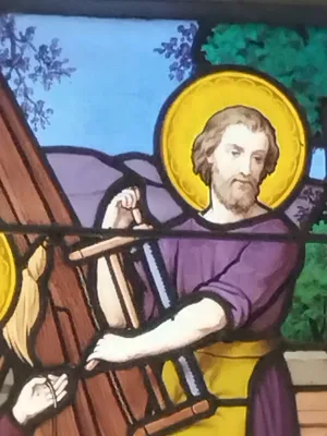 Vitrail Baie 8 dans l'Église Saint-Denis du Hanouard