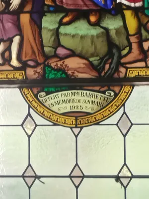 Vitrail Baie 9 dans l'Église Saint-Denis du Hanouard
