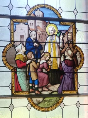 Vitrail Baie 12 dans l'Église Saint-Denis du Hanouard