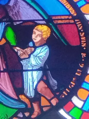 Vitrail Baie 17 : Saint-Radiant dans l'Église Saint-Pierre à Déville-lès-Rouen