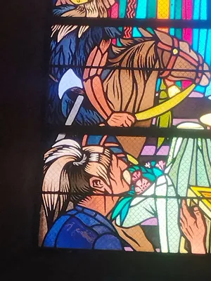 Vitrail Baie 3 dans l'Église Saint-Erkonwald à Gonfreville-l'Orcher
