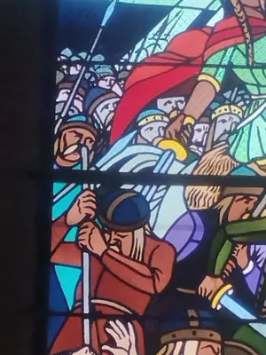 Vitrail Baie 5 dans l'Église Saint-Erkonwald à Gonfreville-l'Orcher