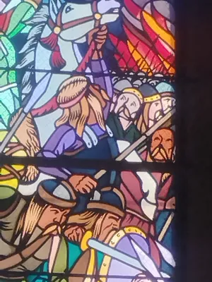 Vitrail Baie 5 dans l'Église Saint-Erkonwald à Gonfreville-l'Orcher