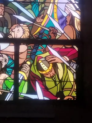Vitrail Baie 5 dans l'Église Saint-Erkonwald à Gonfreville-l'Orcher