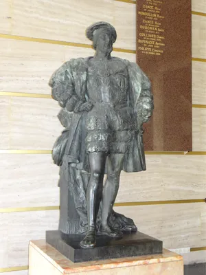 Statue de François 1er dans l'Hôtel de Ville du Havre