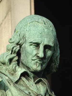 Statue de Pierre Corneille devant l'Opéra de Rouen