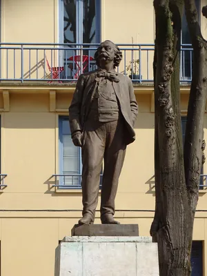 Statue Gustave Flaubert à Rouen