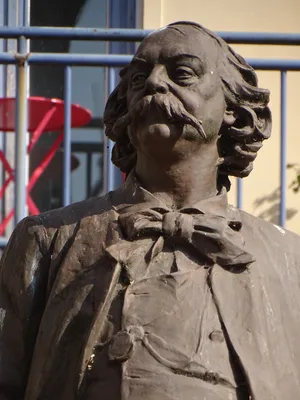 Statue Gustave Flaubert à Rouen
