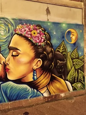 Frida Kahlo et Vincent Van Gogh par DHOA à Rouen