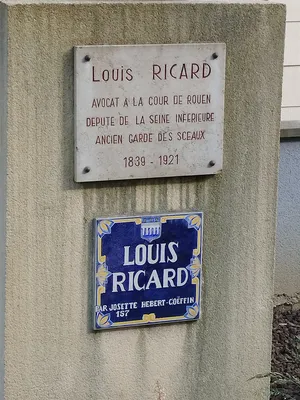 Buste de Louis Ricard à Barentin