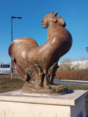 Statue Le Coq à Barentin