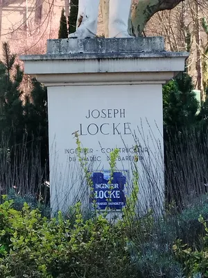 Statue de Joseph Locke à Barentin