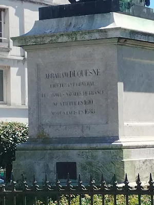 Statue d'Abraham Duquesne à Dieppe