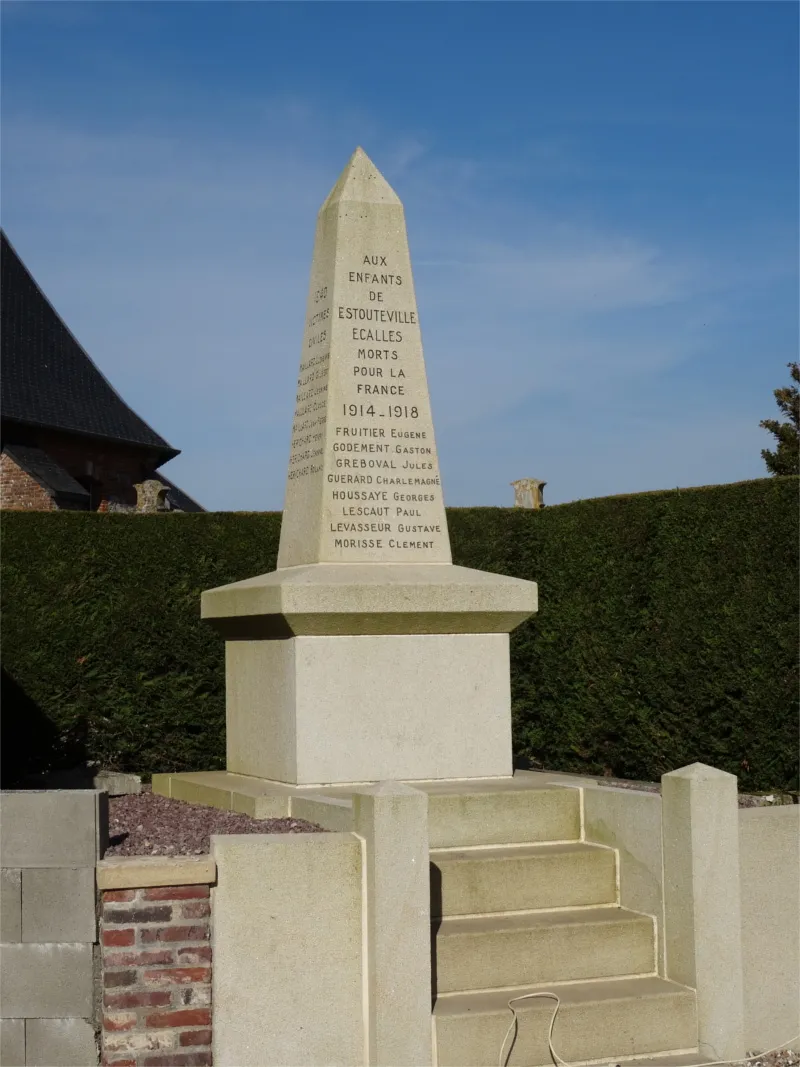 Monument aux morts d'Estouteville-Écalles