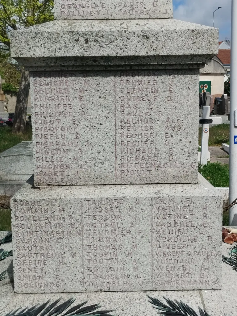 Monument aux Morts de Sanvic au Havre