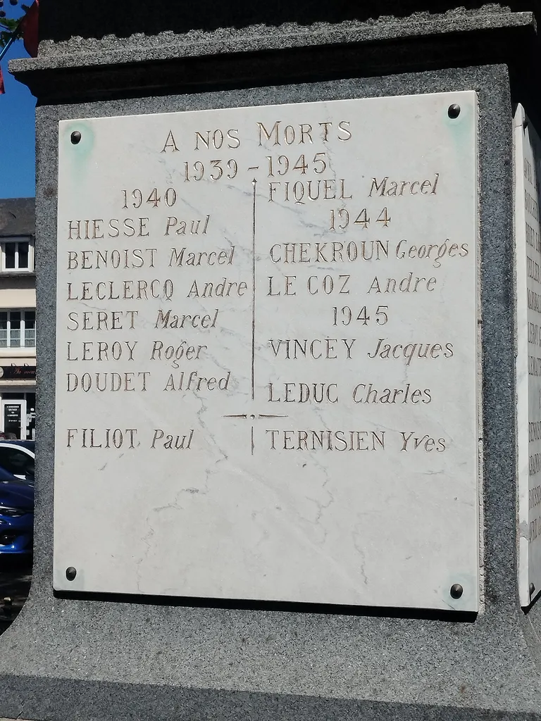 Monument aux Morts de Blangy-sur-Bresle