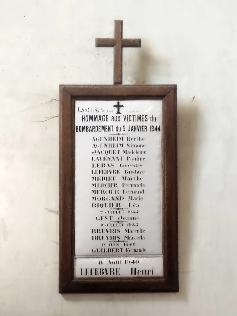 Plaques aux Morts de Saint-Léger-aux-Bois