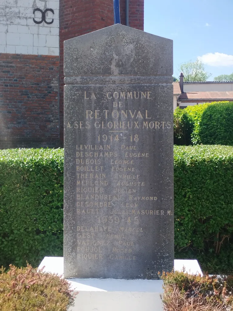 Monument aux Morts de Rétonval