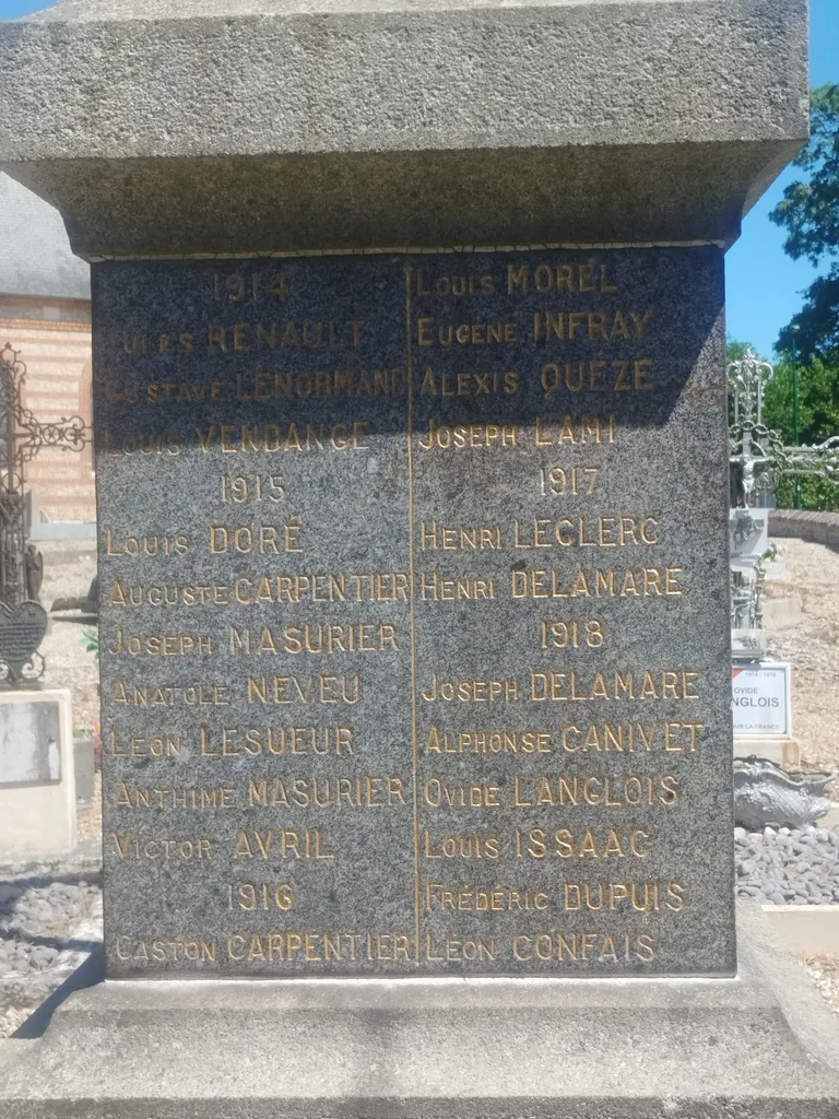 Monument aux Morts d'Harcanville