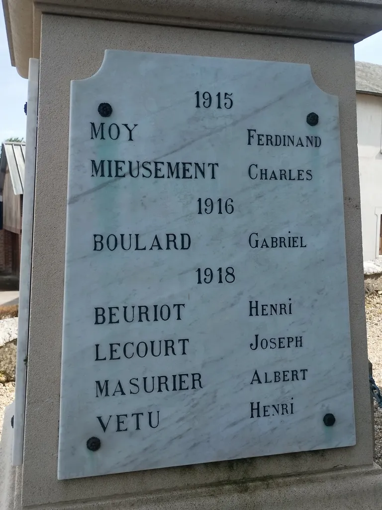 Monument aux Morts d'Envronville