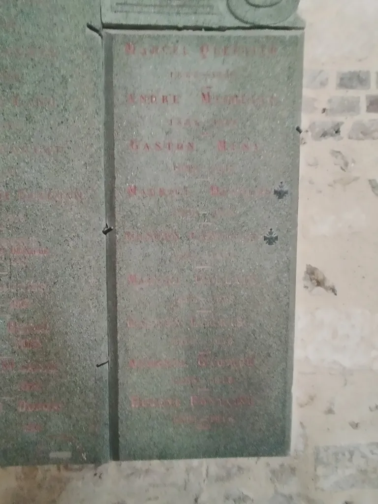 Plaque aux Morts de l'Église Saint-Erkonwald à Gonfreville-l'Orcher