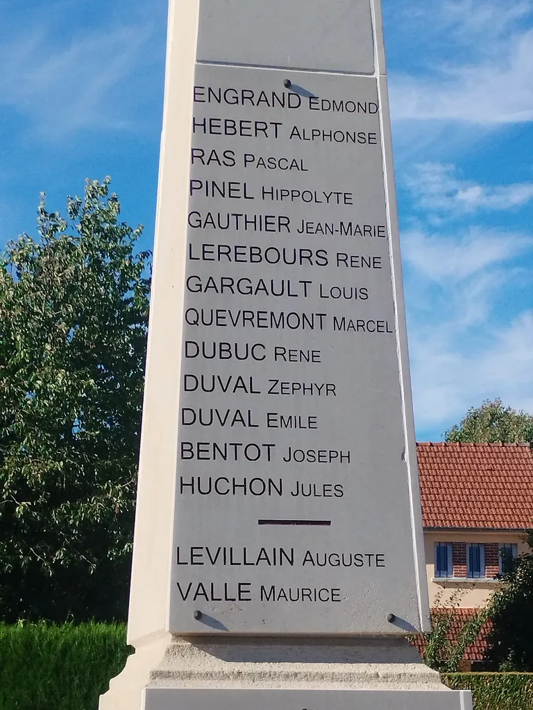 Monument aux Morts d'Eslettes