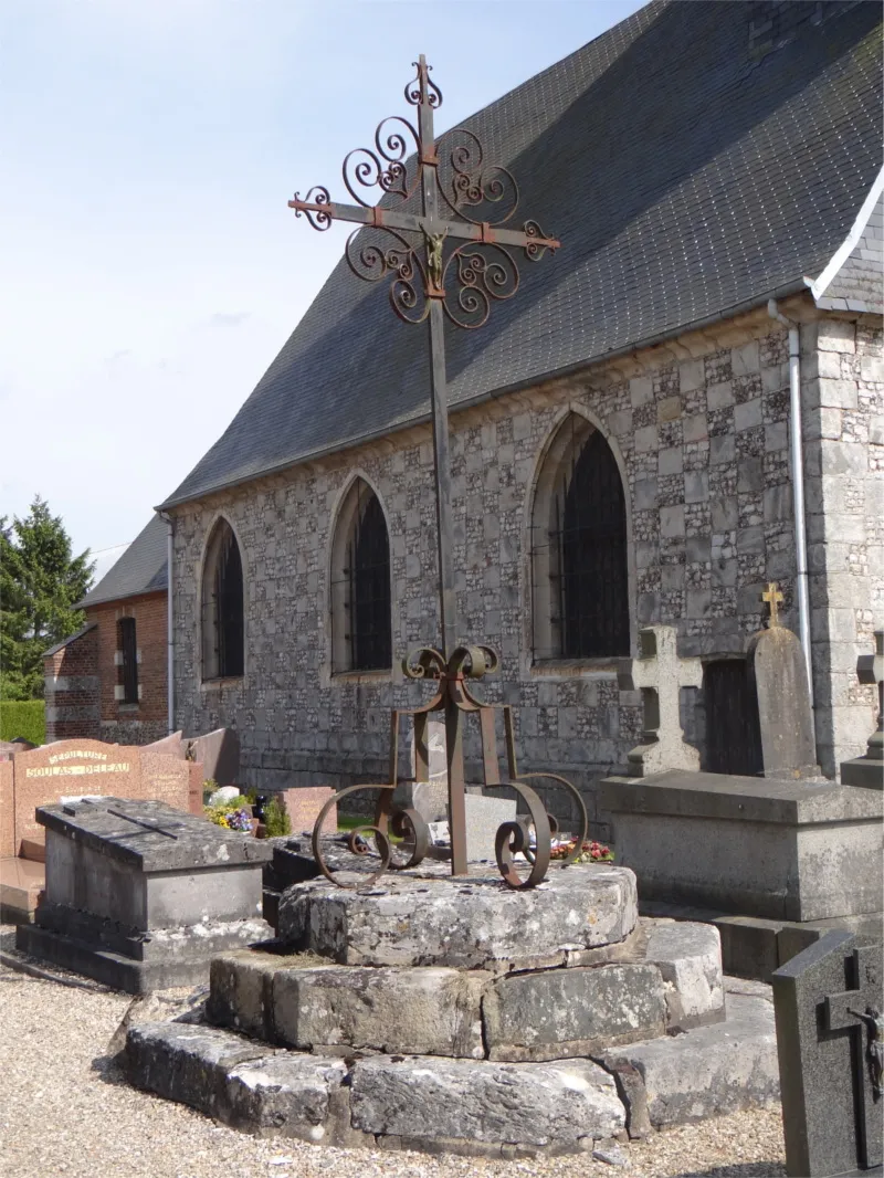 Calvaire du cimetière de Vieux-Manoir