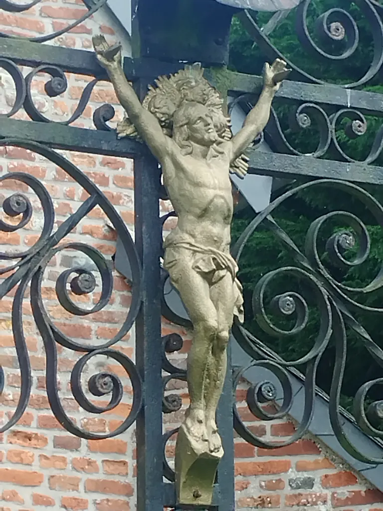 Calvaire de l'Église Saint-Martin à Saint-Martin-au-Bosc
