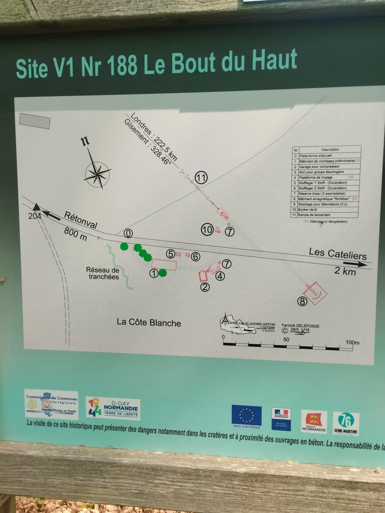 Base V1 N° 188 Le bout du haut à Rétonval
