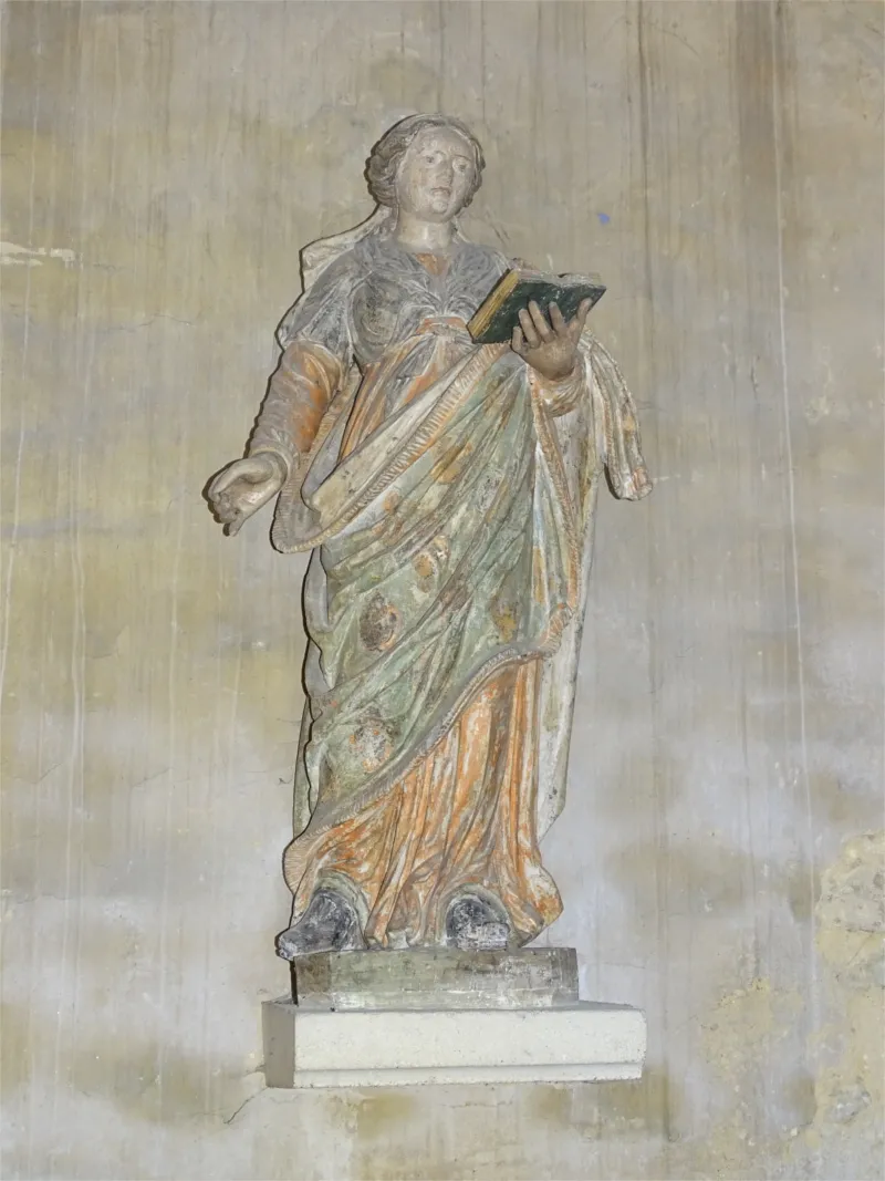 Statue : Sainte Elisabeth de la Collégiale Saint-Hildevert de Gournay-en-Bray