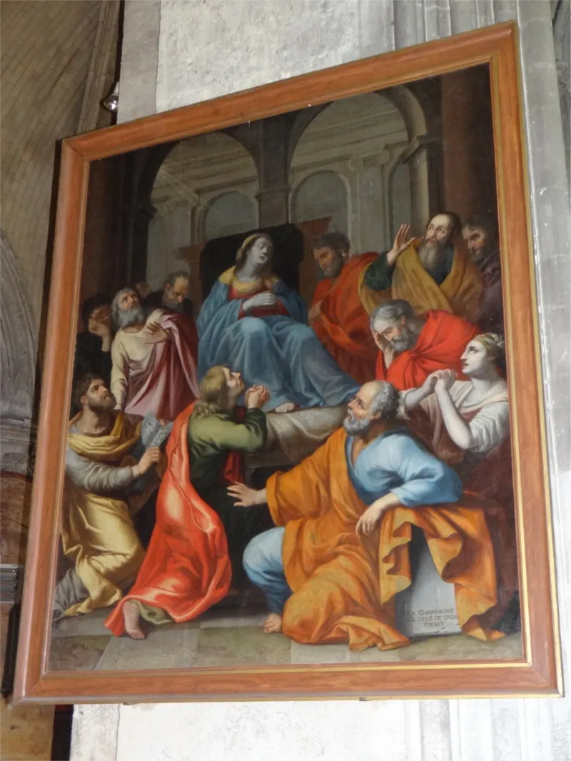 Tableau : l'Assomption de la Vierge dans l'église Saint-Vivien de Rouen