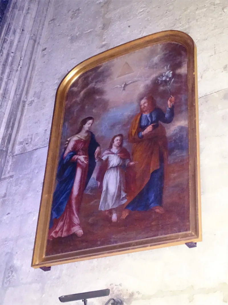 Tableau : La Sainte Famille de la Cathédrale Notre-Dame de Rouen