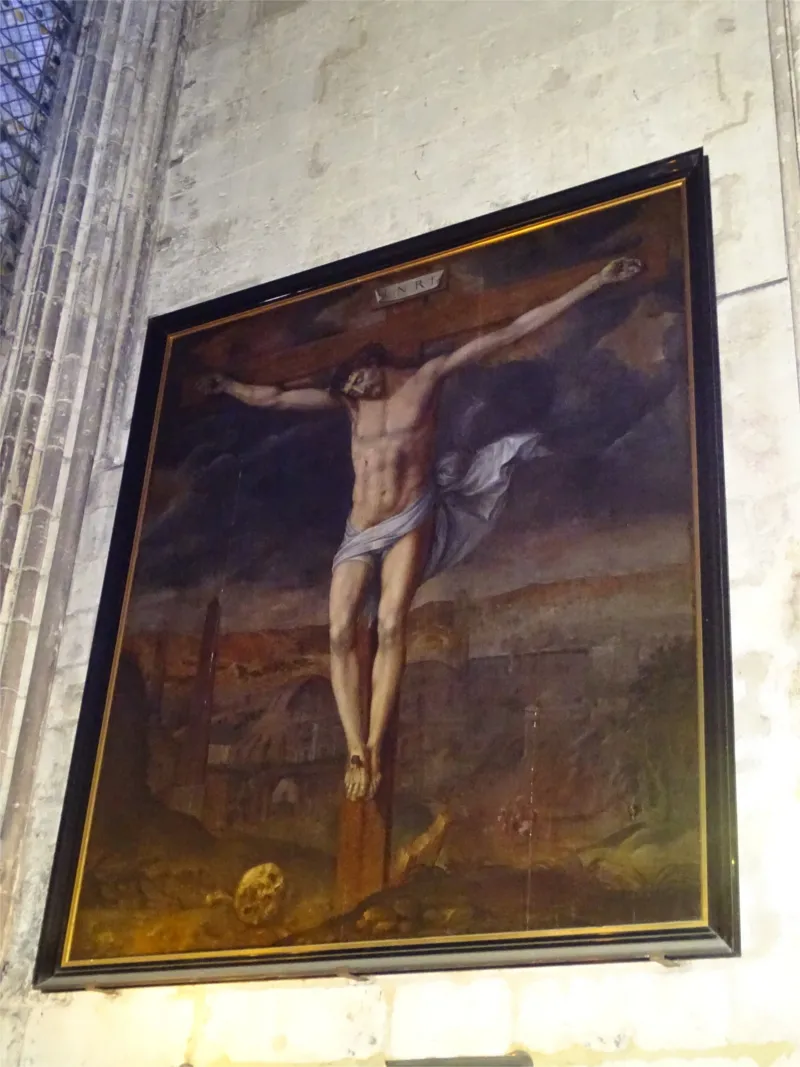 Tableau : La Crucifixion de la Cathédrale Notre-Dame de Rouen