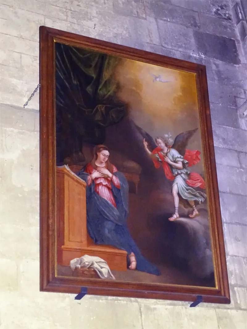 Tableau L'Annonciation de la Cathédrale Notre-Dame de Rouen