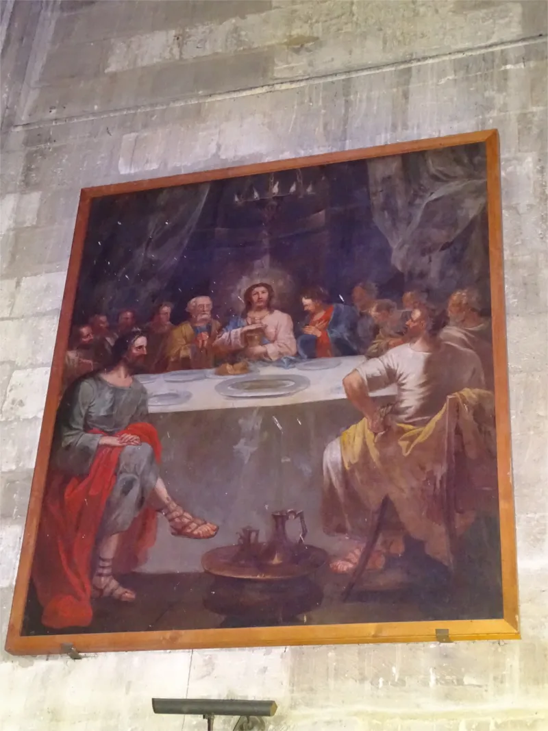 Tableau La Cène de la Cathédrale Notre-Dame de Rouen