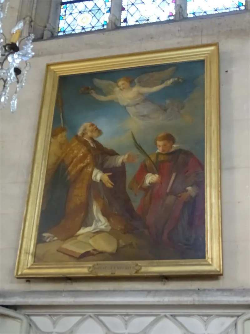 Tableau Saint-Roch dans la Collégiale Saint-Michel de Blainville-Crevon