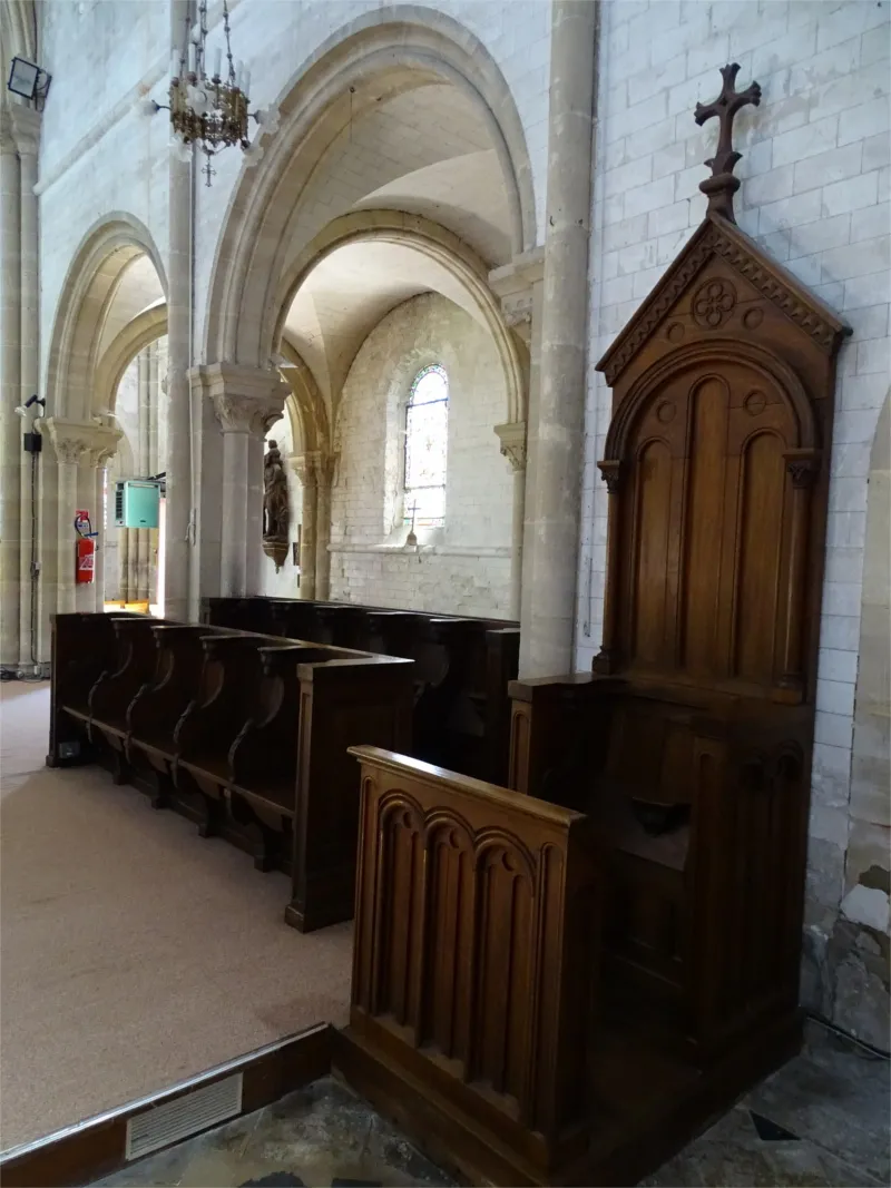 Stalles de l'Église Saint-Jacques de Saint-Jacques-sur-Darnétal