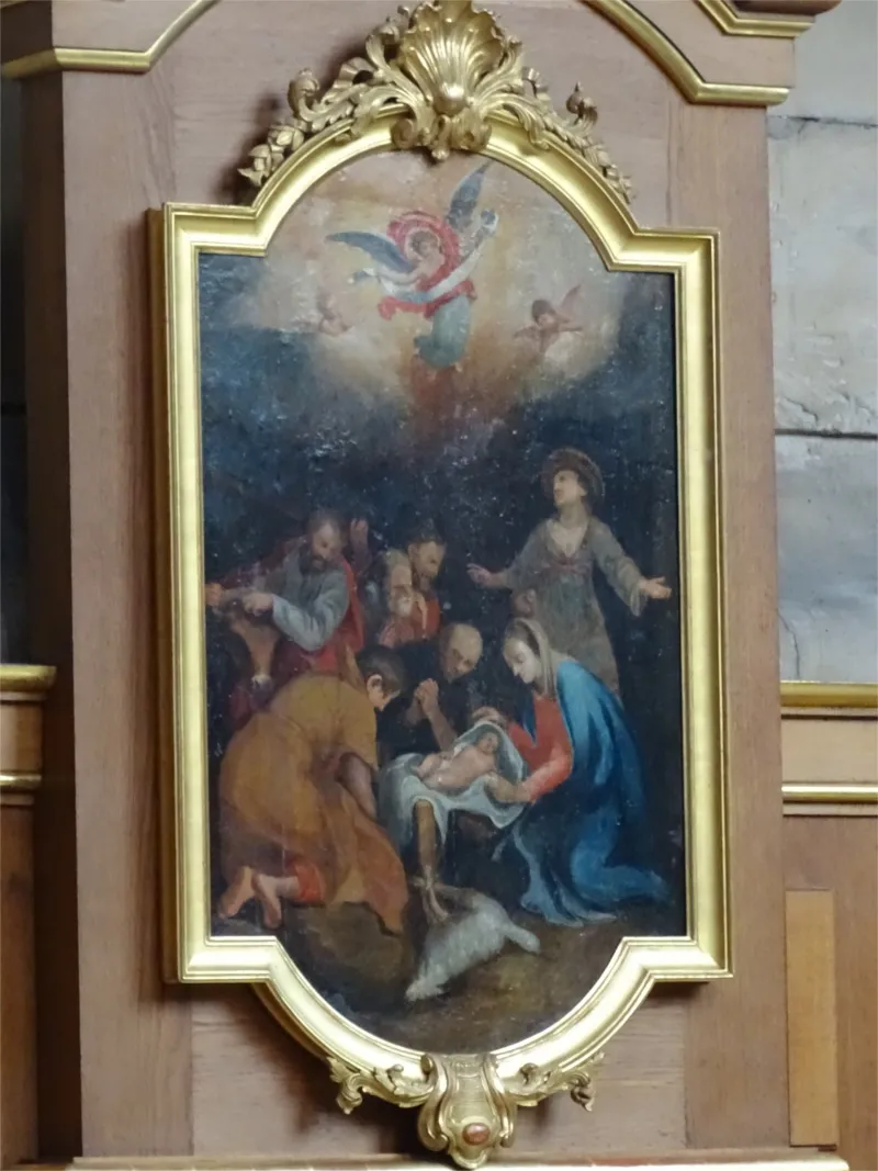 Tableau : L'adoration des Bergers dans la Cathédrale Notre-Dame du Havre
