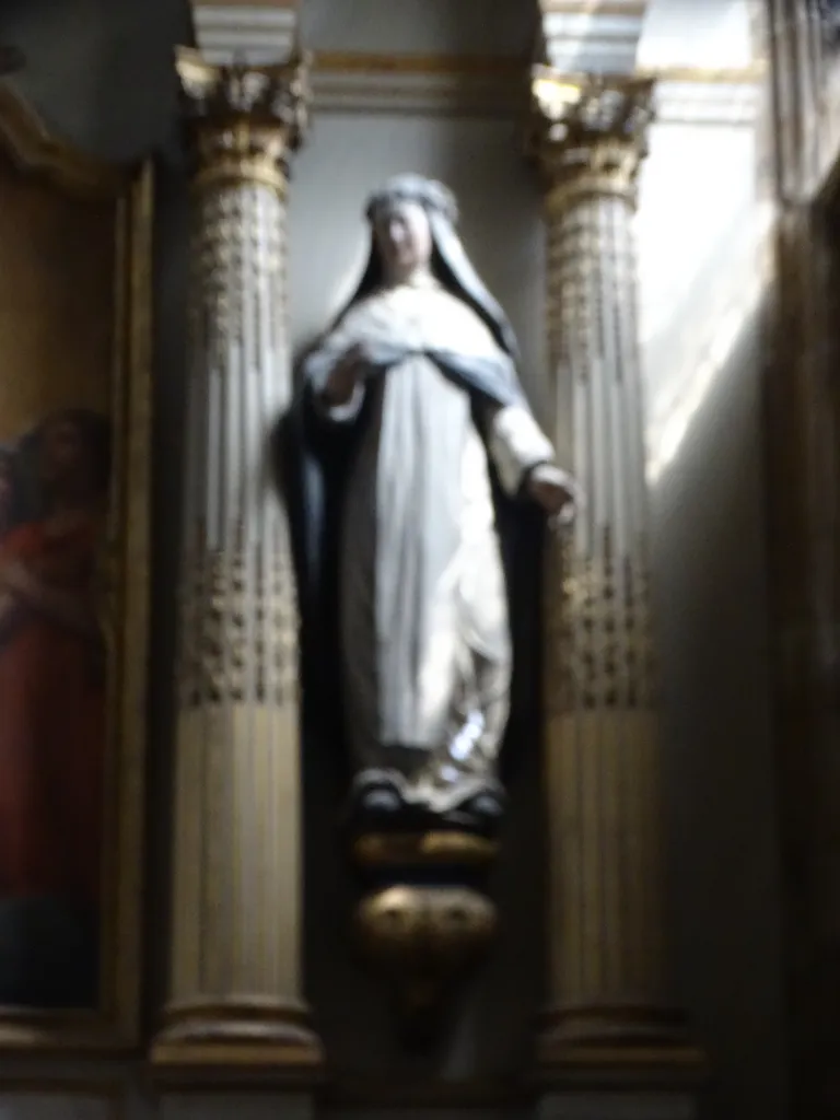 Statue de Sainte-Catherine-de-Sienne dans la Cathédrale Notre-Dame du Havre