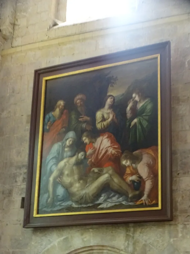 Tableau La Descente de Croix dans l'Abbatiale Saint-Sauveur de Montivilliers