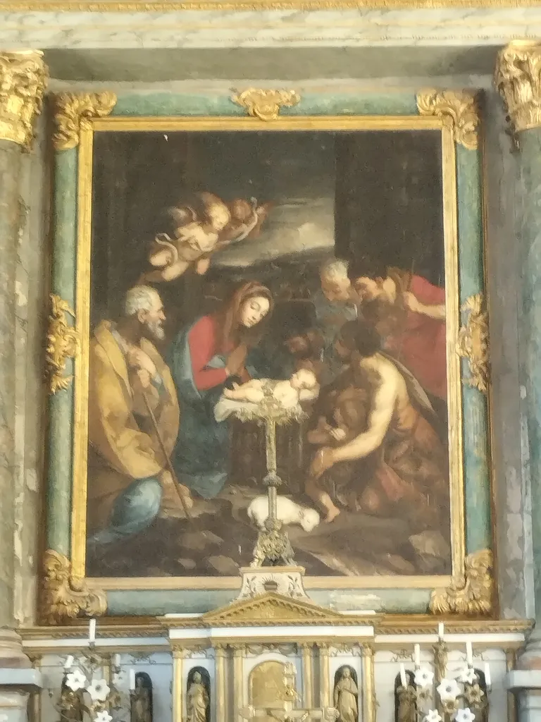 Tableau La Nativité dans l'Église Saint-Germain à Saint-Germain-sur-Eaulne