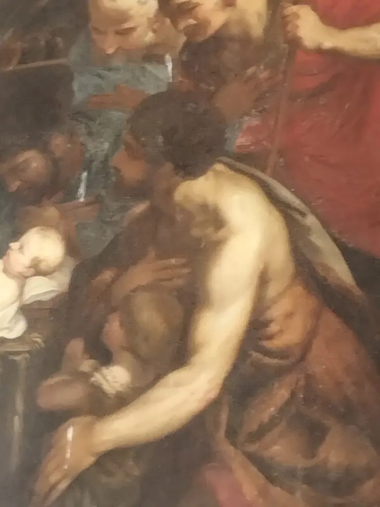 Tableau La Nativité dans l'Église Saint-Germain à Saint-Germain-sur-Eaulne