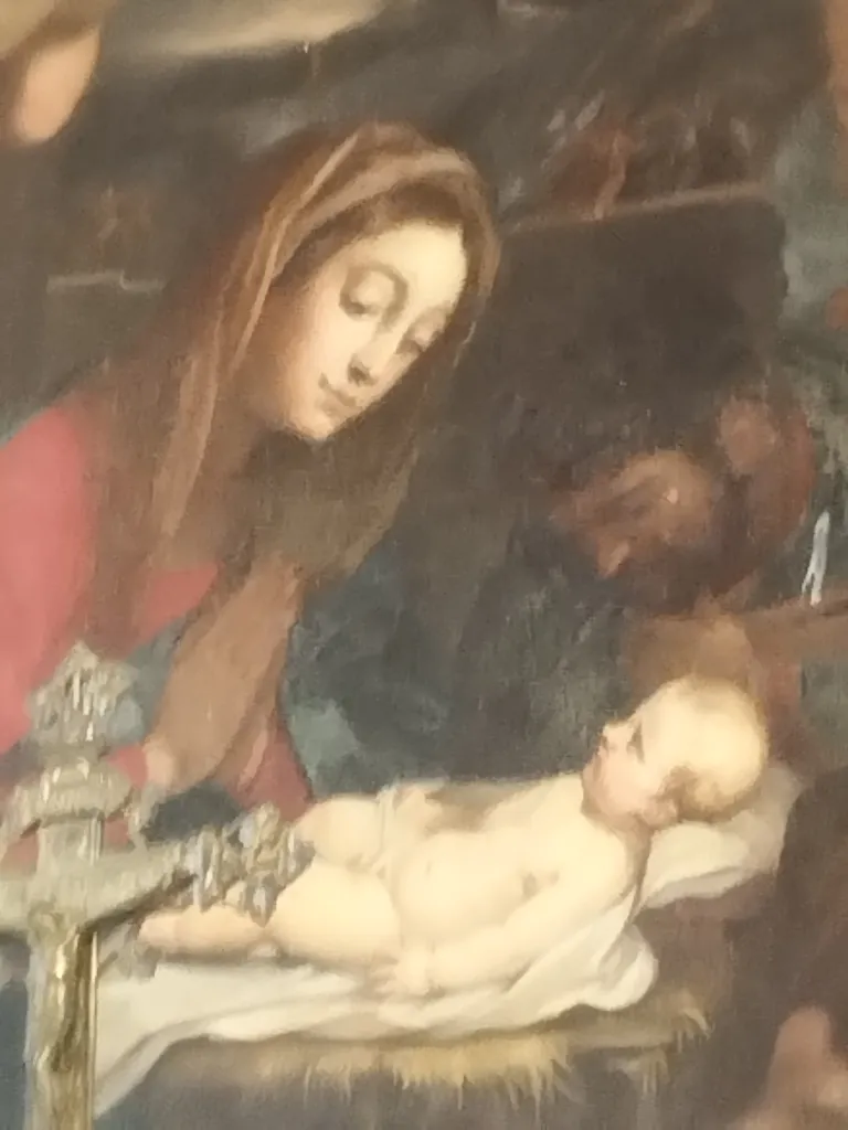 Tableau La Nativité dans l'Église Saint-Germain à Saint-Germain-sur-Eaulne