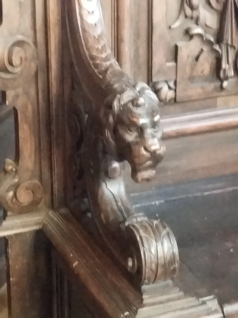 Stalle dans l'Église Saint-Germain à Saint-Germain-sur-Eaulne